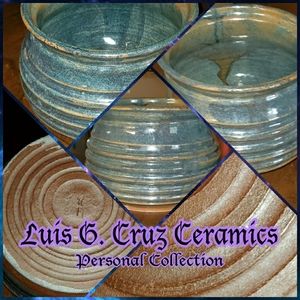 Handmade Stoneware Ceramic Pot by Luis G. Cruz